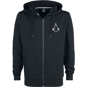 Assassin's Creed Valhalla - Crest Mikina s kapucí na zip černá - Merchstore.cz