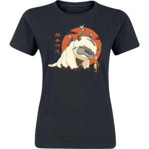 Avatar - The Last Airbender Appa Dámské tričko černá - Merchstore.cz