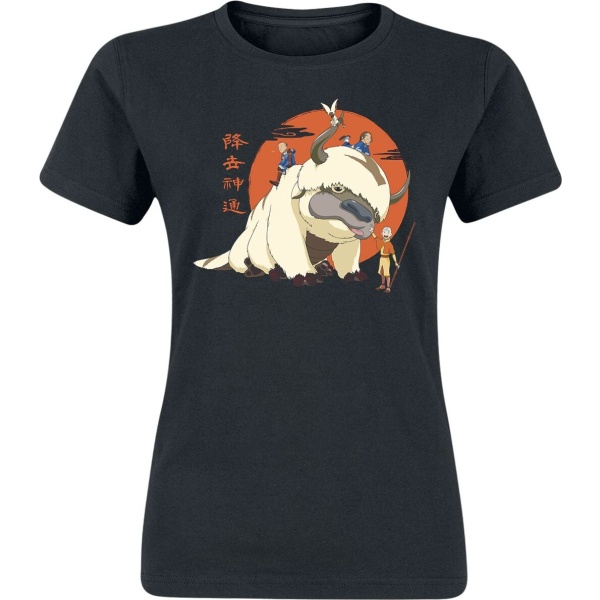 Avatar - The Last Airbender Appa Dámské tričko černá - Merchstore.cz