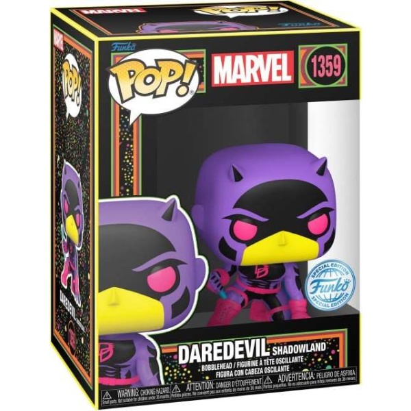 Daredevil Vinylová figurka č.1359 Daredevil Shadowland (Blacklight) Sberatelská postava vícebarevný - Merchstore.cz