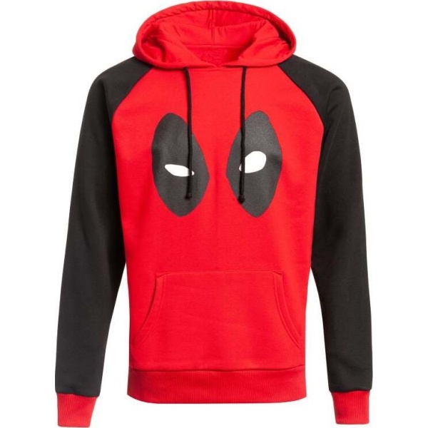 Deadpool Deadpool - Eyes Mikina s kapucí cervená/cerná - Merchstore.cz