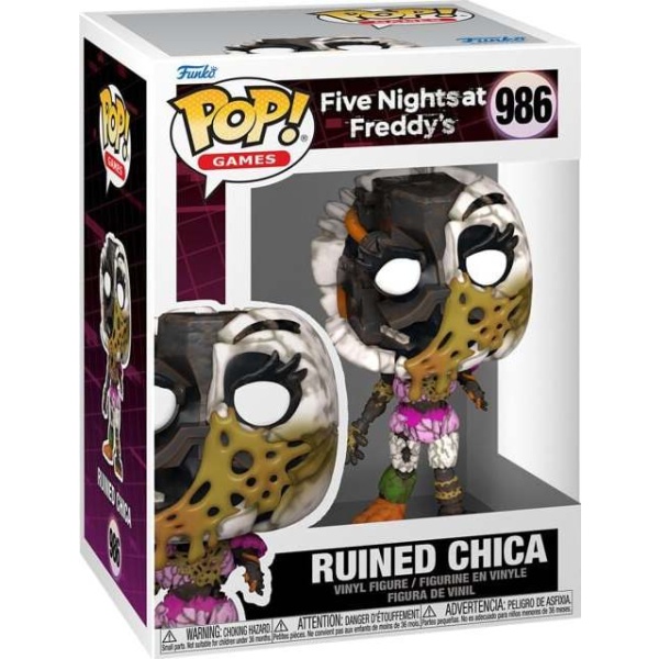 Five Nights At Freddy's Vinylová figurka č.986 RUIN - Chica Sberatelská postava vícebarevný - Merchstore.cz