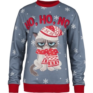 Grumpy Cat Grumpy Christmas - No No No Dámská mikina vícebarevný - Merchstore.cz