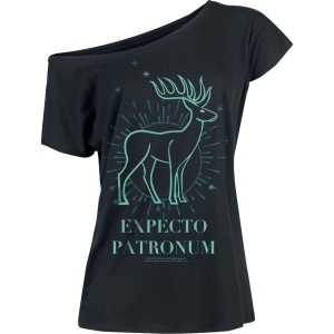 Harry Potter Expecto Patronum Dámské tričko černá - Merchstore.cz