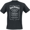 Jack Daniel's Label Tričko černá - Merchstore.cz