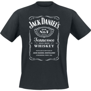 Jack Daniel's Label Tričko černá - Merchstore.cz