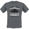 Jack Daniel's Vintage Logo Tričko charcoal - Merchstore.cz