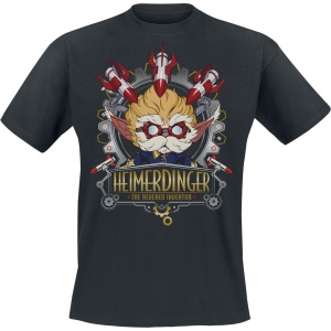 League Of Legends Heimerdinger Tričko černá - Merchstore.cz