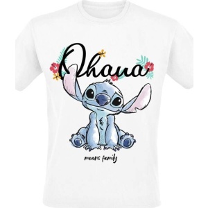 Lilo & Stitch Family Dámské tričko bílá - Merchstore.cz