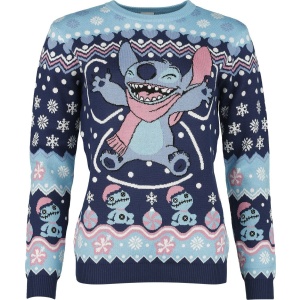 Lilo & Stitch Snow Angel Pletený svetr vícebarevný - Merchstore.cz