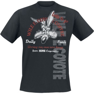 Looney Tunes Coyote - Coffee Tričko černá - Merchstore.cz