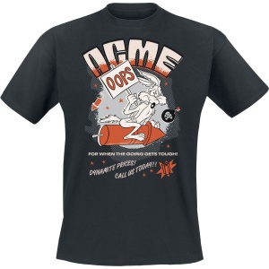 Looney Tunes Coyote - Oops Tričko černá - Merchstore.cz