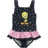 Looney Tunes Kids - Charming Tweety Dětské plavky černá - Merchstore.cz