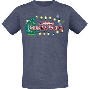 Looney Tunes Warner 100 - Christmas Vacation Tričko modrá - Merchstore.cz