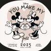 Mickey & Minnie Mouse Rodinný kalendář 2025 Nástenný kalendář vícebarevný - Merchstore.cz