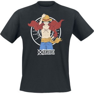 One Piece Luffy New World Tričko černá - Merchstore.cz