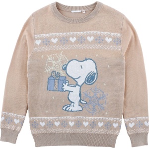 Peanuts Kids - X-Mas Snoopy detská mikina vícebarevný - Merchstore.cz