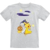 Pokémon Kids - Pikachu - Halloween detské tricko šedá - Merchstore.cz