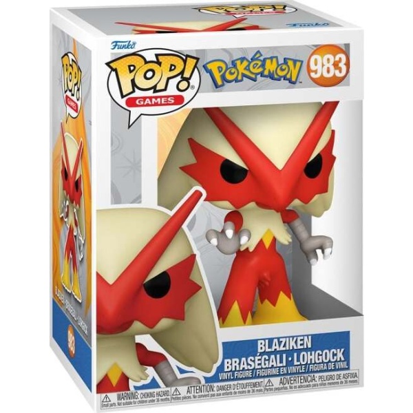 Pokémon Vinylová figurka č.983 Blaziken - Lohgock Sberatelská postava vícebarevný - Merchstore.cz