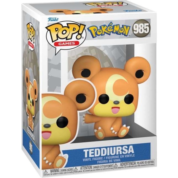 Pokémon Vinylová figurka č.985 Teddiursa Sberatelská postava vícebarevný - Merchstore.cz