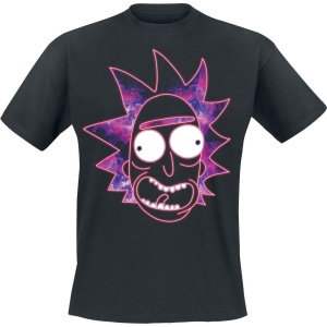 Rick And Morty Neon Rick Tričko černá - Merchstore.cz