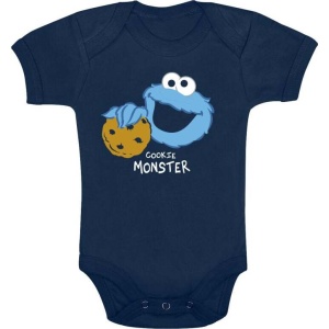 Sesame Street Cookie Monster body modrá - Merchstore.cz