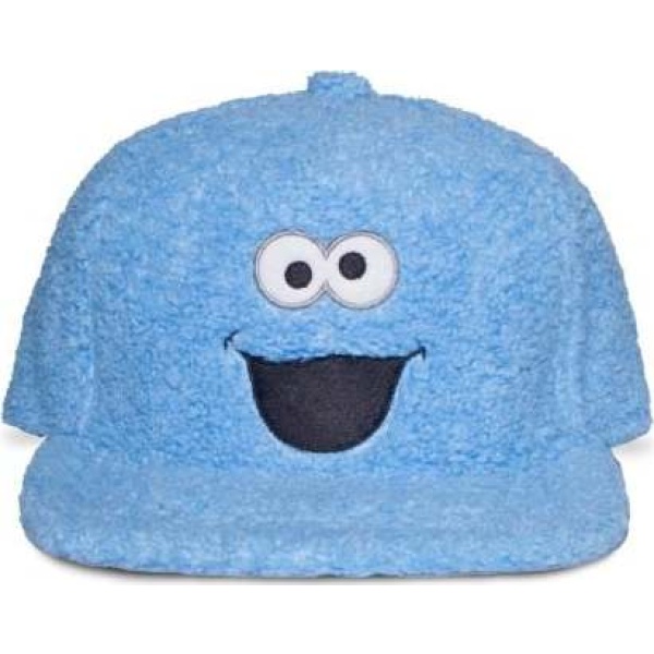 Sesame Street Cookie Monster kšiltovka modrá - Merchstore.cz