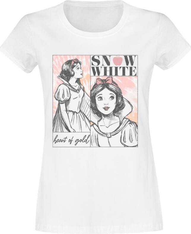 Sněhurka a sedm trpaslíků Tie Dye Snow Dámské tričko bílá - Merchstore.cz Sněhurka a sedm trpaslíků Tie Dye Snow Dámské tričko bílá - Merchstore.cz