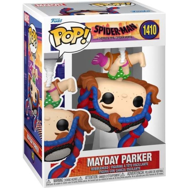 Spider-Man Vinylová figurka č.1410 Across the Spider-Verse - Mayday Parker Sberatelská postava vícebarevný - Merchstore.cz