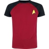 Star Trek Star Trek - Logo Tričko cervená/cerná - Merchstore.cz