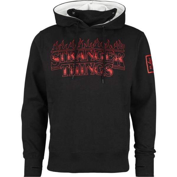 Stranger Things Hellfire Club Mikina s kapucí černá - Merchstore.cz