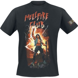 Stranger Things Hellfire Club Tričko černá - Merchstore.cz