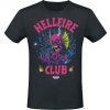 Stranger Things Hellfire Club Tričko černá - Merchstore.cz