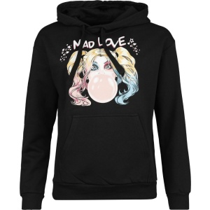 Suicide Squad Harley Quinn - Mad Love Dámská mikina s kapucí černá - Merchstore.cz