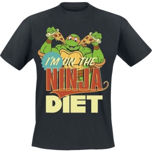 Teenage Mutant Ninja Turtles I´m On The Ninja Diet Tričko černá - Merchstore.cz