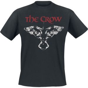 The Crow Logo - Red Tričko černá - Merchstore.cz