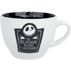 The Nightmare Before Christmas Hrnek Cappuccino Hrnek cerná/bílá - Merchstore.cz