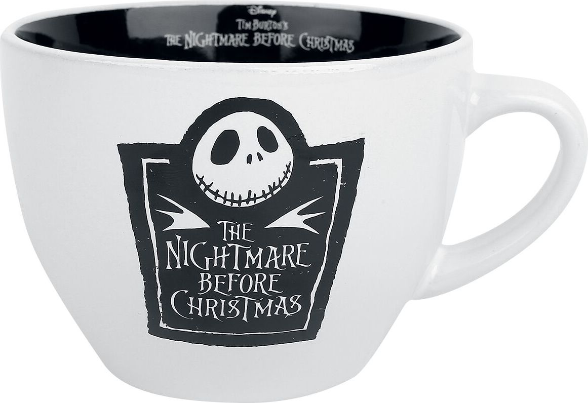 The Nightmare Before Christmas Hrnek Cappuccino Hrnek cerná/bílá - Merchstore.cz The Nightmare Before Christmas Hrnek Cappuccino Hrnek cerná/bílá - Merchstore.cz