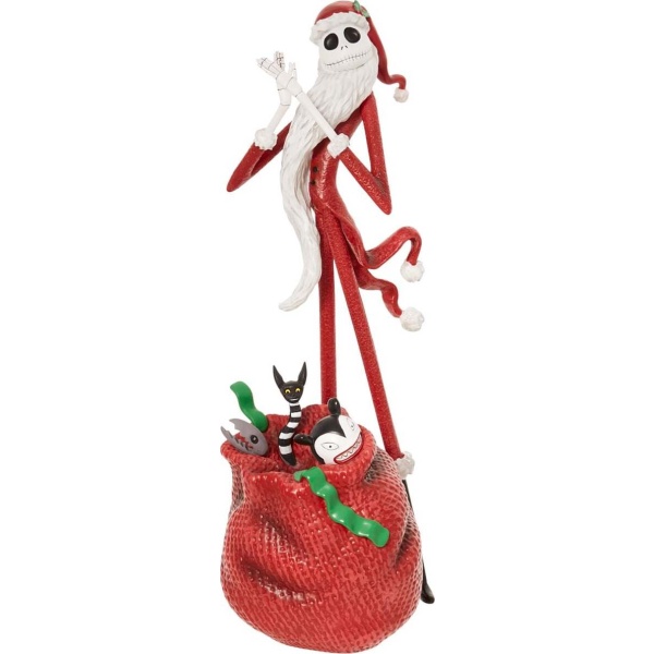 The Nightmare Before Christmas Jack im Weihnachtsmannkostüm Socha standard - Merchstore.cz