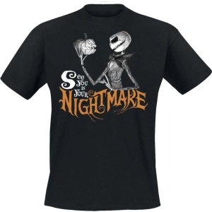 The Nightmare Before Christmas See You In Your Nightmare Tričko černá - Merchstore.cz