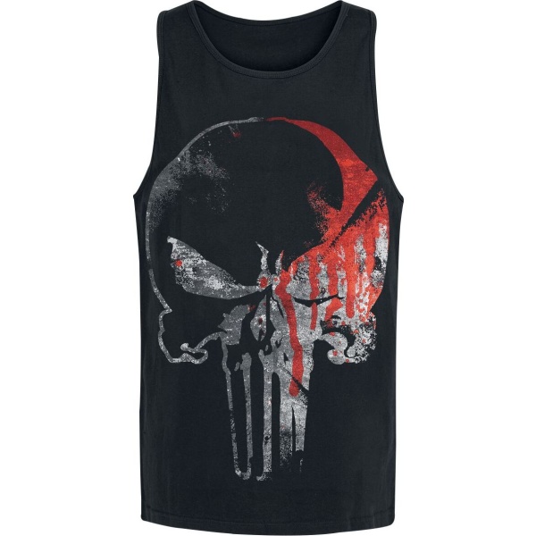 The Punisher Skull Tank top černá - Merchstore.cz