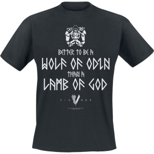 Vikings Wolf Of Odin Tričko černá - Merchstore.cz