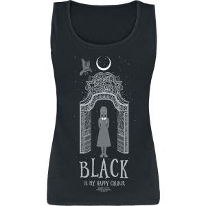 Wednesday Black Is My Happy Colour Dámský top černá - Merchstore.cz