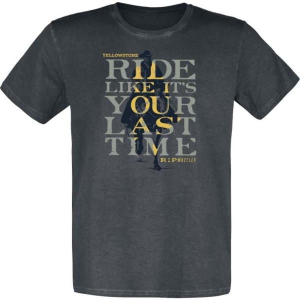 Yellowstone Ride Like It`s Your Last Time Tričko vícebarevný - Merchstore.cz