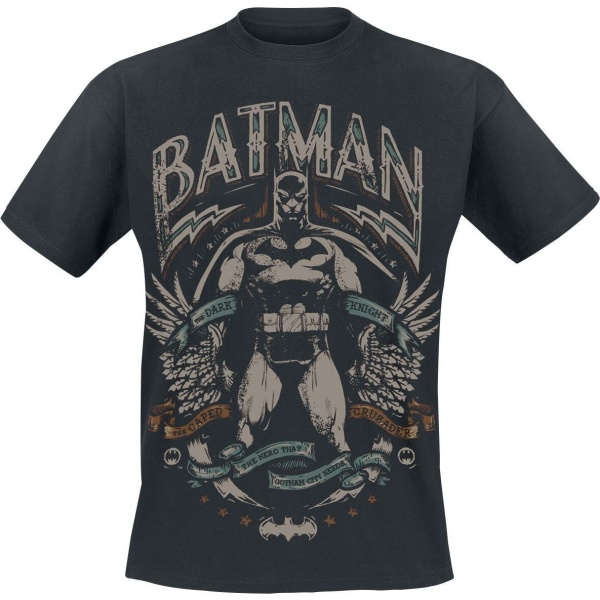 Batman Crusader Tričko černá - Merchstore.cz