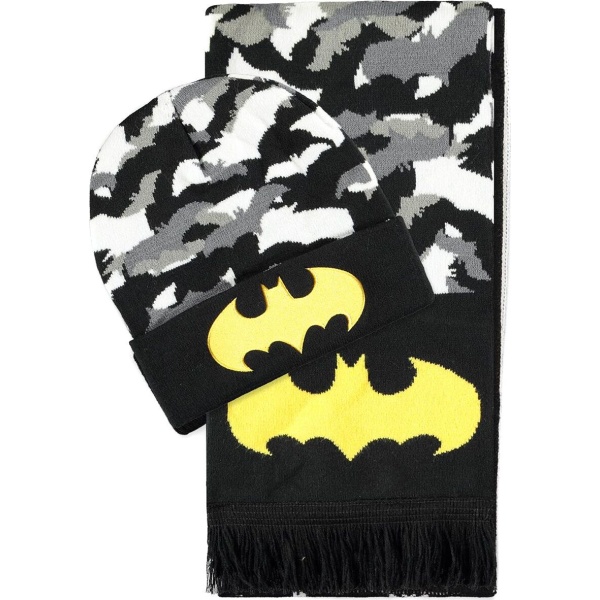 Batman Logo - Camo zimní souprava vícebarevný - Merchstore.cz