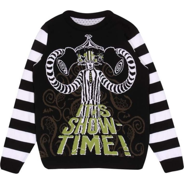 Beetlejuice Showtime Pletený svetr vícebarevný - Merchstore.cz