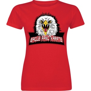 Cobra Kai Eagle Fang Karate Dámské tričko červená - Merchstore.cz