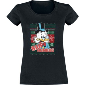 DuckTales Bah Humbug Scroog Dámské tričko černá - Merchstore.cz