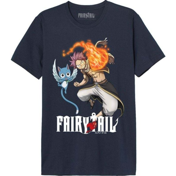 Fairy Tail Attack On Fairy Tričko námořnická modrá - Merchstore.cz